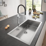Grohe 31581SD1 31581SD1-K1000 Fregadero Inoxidable con escurridor, Acero INOX, 80 cm