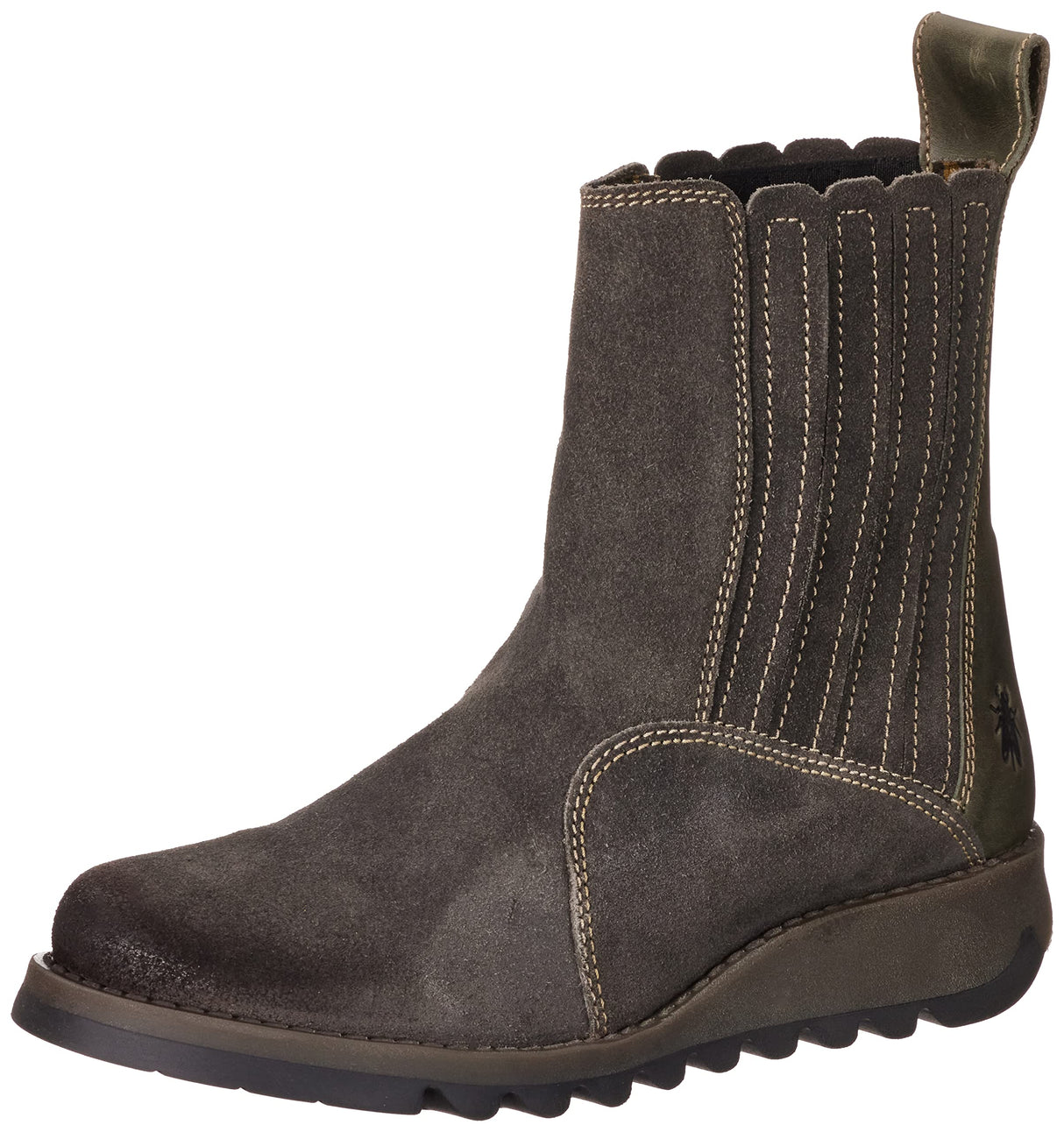 Fly London Suzy899fly, Botas Estilo Chelsea Mujer, Gris Oscuro Azulado, 38 EU