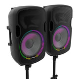 Audibax Party 212 Led Set 2 Altavoces 12