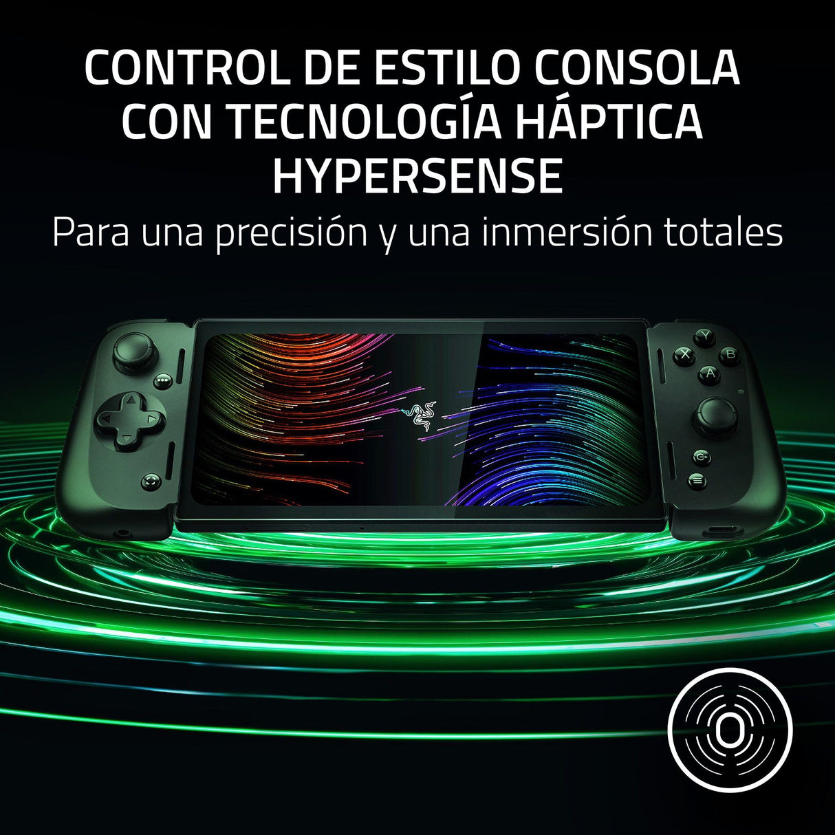Razer Edge - Dispositivo Portátil para Juegos Android con Kishi V2 Pro (Qualcomm Snapdragon G3X Gen 1, Pantalla Aáctil AMOLED FHD+ de 6,8" y 144 Hz, Tecnología Háptica HyperSense) Negro