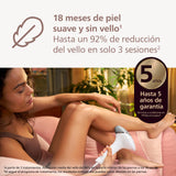 Philips Lumea serie 8000, dispositivo de depilación IPL, alternativa al láser, SenseIQ, 3 accesorios para cuerpo, cara y zonas de precisión, BRI946/00