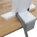 Ergotron 33-407-062 WorkFit-SR - Estación de Trabajo con Doble Soporte, Color Blanco, Aluminio