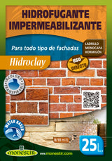 Monestir - HIDROCLAY, Hidrofugante Impermeabilizante de Fachadas - 25 Litros