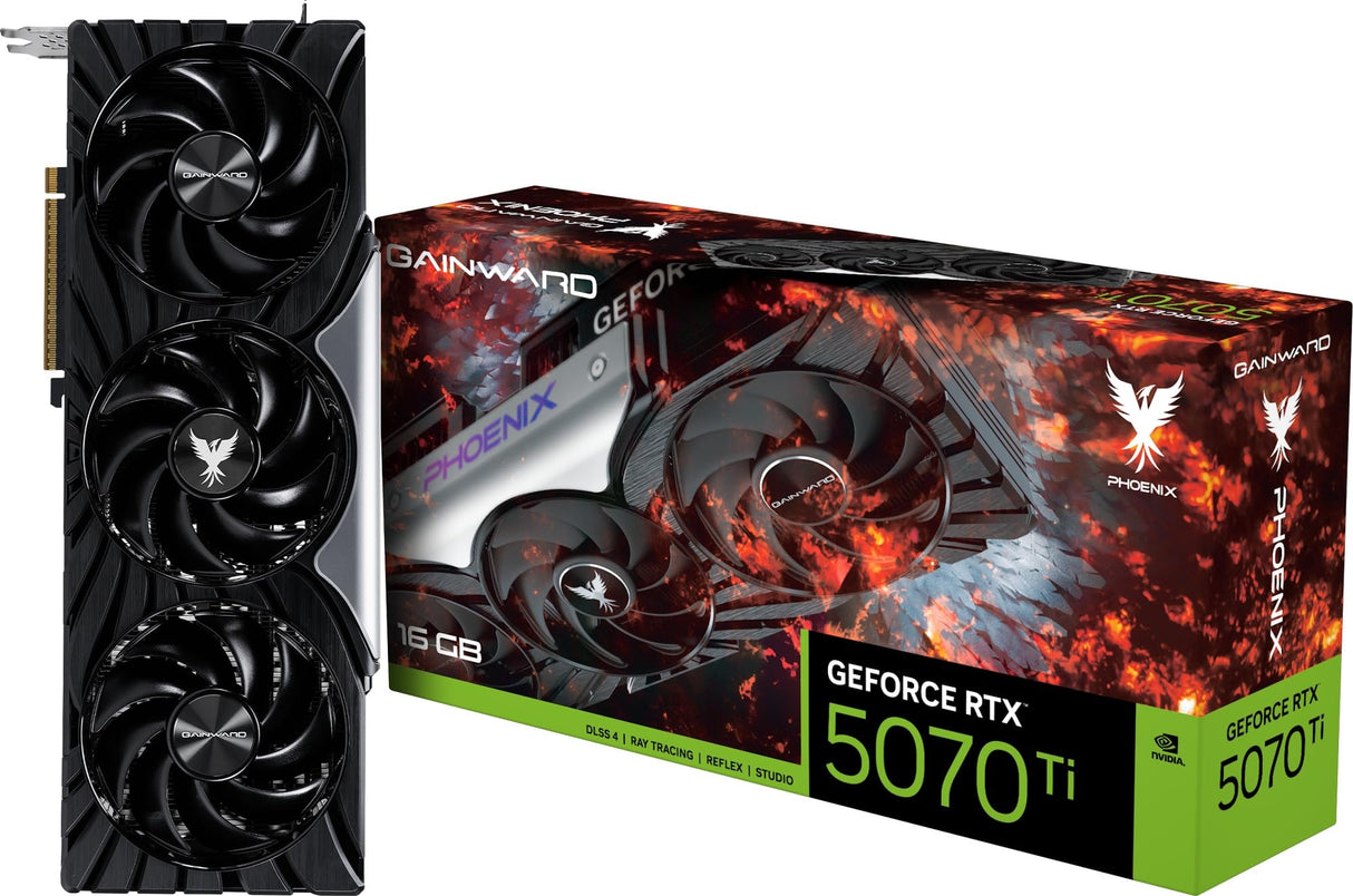 Gainward RTX 5070Ti Phoenix 16GB GDDR7 256bit 3-DP HDMI Placa gráfica NE7507T019T2-GB2031X VD9016