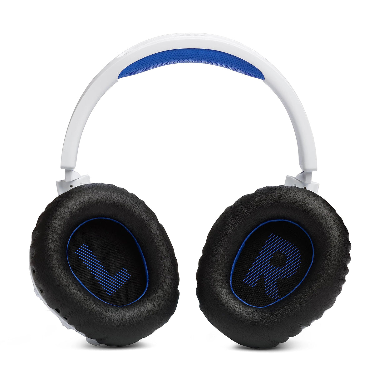JBL Quantum 360P Auriculares inalámbricos con bluetooth para Playstation, micrófono desmontable, cancelación activa del ruido, QuantumSOUND Signature, 22 horas de batería, blanco