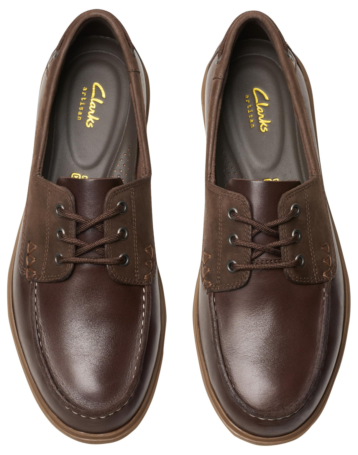 Clarks Bratton Boat, Náuticos Hombre, Dark Brown, 42 EU