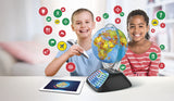 Clementoni - Exploramundo Digital, Globo terráqueo Bola del Mundo interactiva Infantil, 7 años, Multicolor (55387)