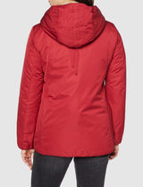 Geox W MYRIA MID JKT (W04 Mujer Chaquetas, Rojo, 44