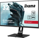 iiyama GB3271QSU-B1 32" Fast IPS Gaming, G-Master Red Eagle, FreeSync Premium, 2560x1440, 165Hz, 400cd/m², 1200:1, 2xHDMI, 2xDisplayPort, 1ms (MPRT), Altavoces, USB-HUB (4x3.0), Black Tuner
