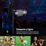 NEEWER 7X Lente Teleobjetivo con Clip Lente Teléfono Compatible con iPhone Samsung, 15 Elementos 12 Grupos 7X Aumento Lente Teléfono para Jaula Teléfono/Estuche/17mm Rosca Placa Trasera, LS-36 Pro