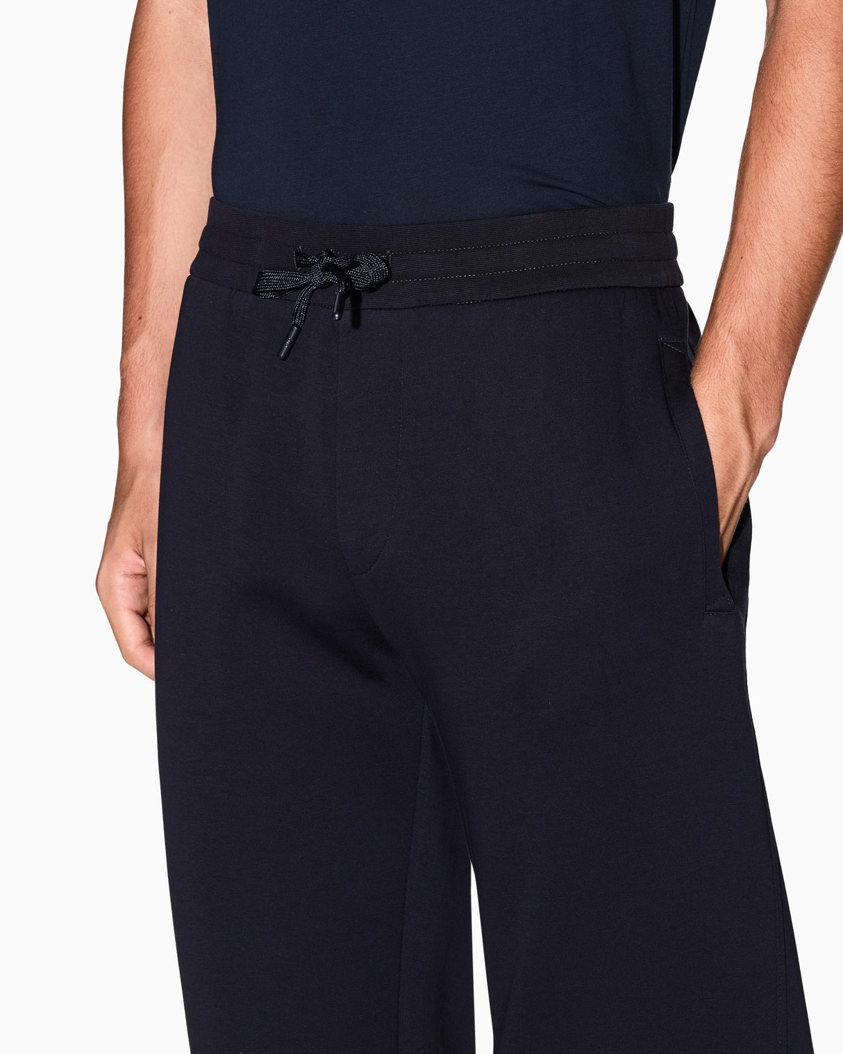Armani Exchange Icon Project, Emboidered Logo Pantalones Deportivos, Azul Marino Profundo, M para Hombre