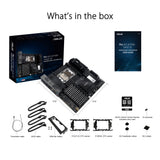 ASUS Pro W790E-SAGE SE Placa Base Intel W790 (LGA 4677 EEB con PCIe 5.0 x16, M.2, Dual 10G LAN, gestión remota de Nivel de Servidor, 14+1+1 etapas de alimentación, USB 3.2 Gen 2x2 Type-C), Negro