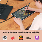 Wacom One 14 Tableta gráfica con Pantalla – 14″ Full HD con lápiz sin batería, Pantalla antirreflejo & Software Incluido – Compatible con Windows, macOS & ChromeOS