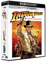 Indiana Jones 1-4(4K UHD+Blu-ray)+Disco Extras(Blu-ray)Pack:En Busca del Arca Perdida/Templo Maldito/La Ultima Cruzada/El Reino de la Calavera de Cristal