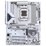 GIGABYTE B850 Eagle WIFI7 Ice Placa Base - Procesadores AMD Ryzen Serie 9000, VRM Digital de 8+2+2 Fases, hasta 8200 MHz DDR5 (O.C.), 1x M.2 PCIe 5.0 + 2X M.2 PCIe 4.0, Wi-Fi 7, LAN 2.5 GbE