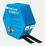 3M Dual Lock Sistemas de Unión Desmontable SJ355D CF, 250, Negro, 25 mm x 5 m, 5.7 mm, 2 tiras