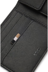 BOSS Zair_4cc_Coin N., 4Cardslots_Monedas Hombre, Black1, One Size