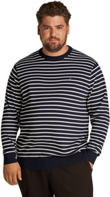 Tommy Hilfiger Jersey Hombre Essential Cotton con Cuello Redondo, Multicolor (Desert Sky/Ivory Petal), XXL