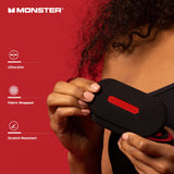 Monster DNA Fit - Auriculares inalámbricos con Arco - Auriculares Bluetooth intraurales - Reductores de Ruido - Resistentes al Agua - Ergonómicos - Negro