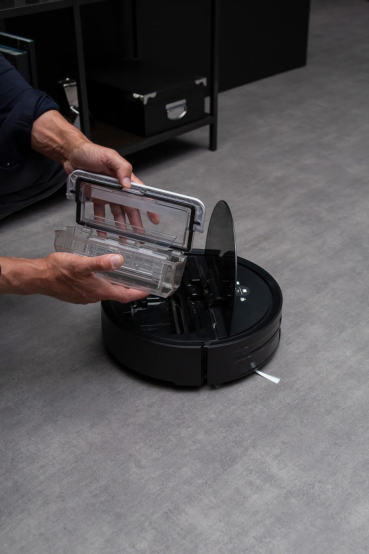 Rowenta Aspirador robótico X-plorer Serie 120 AI RR7875, navegación AI, Limpieza Manos Libres ultran, Datos protegidos, tecnología láser+cámara, batería de Larga duración