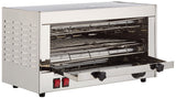 Lacor 69172 Tostador Eléctrico Horizontal Parrilla Simple, Gris, 2400 W