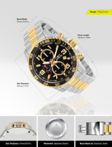 Invicta Specialty Reloj Cuarzo para Hombre de acero inoxidable - 45mm