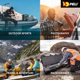 Peli 1557 Air Maleta de Transporte Ligera para Drones y cámaras, estanca e Impermeable al Polvo, 36L de Capacidad, Fabricada en EE.UU., con divisores Personalizables TrekPak, Color Negro