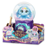 Magic Mixies My Crystal Ball Blue, Juguete Interactivo de Magia, Bola de Cristal mágica con Luces, Efectos y Sonidos, y un muñeco de Peluche Suave para cuidar, con Accesorios, Famosa (MGX06000)