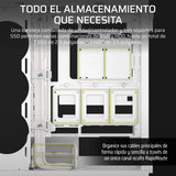 CORSAIR 5000T Caja Mid–Tower ATX para PC – Paneles de Flujo de Aire Frontales y en el Techo extraíbles, Interior Espacioso, ASUS BTF, MSI Project Zero, Gigabyte Project Stealth – Blanco