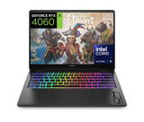 HP OMEN Transcend 14-fb0008ns - Ordenador Portátil Gaming de 14" OLED 2.8K 120Hz (Intel Core Ultra 9 185H, 32GB RAM, 1 TB, NVIDIA GeForce RTX 4060, FreeDOS) Negro - Teclado QWERTY Español