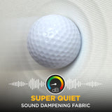 SimSpace Platinum Golf Impact Screen - Projector Screen for Golf Simulator for Home, 4 Layer Performance with Impact-Resistant Foam, Noise Reduction, Ultra 4K HD Clarity, 5 x 3 metres