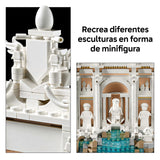 LEGO Architecture Fontana di Trevi Maqueta para Construir para Adultos, Monumento Italiano de Fuente Barroca y Minifiguras, Decoración del Hogar, Regalo para Viajeros 21062