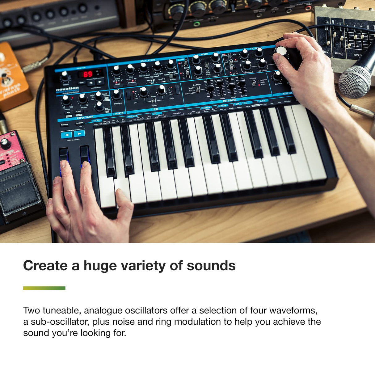 Novation Bass Station II - Teclado MIDI