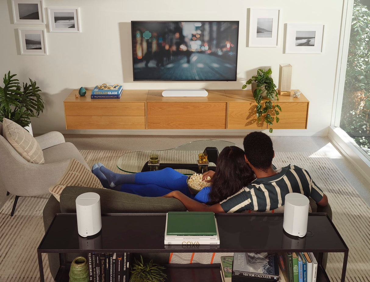 Sonos Era 100 | Altavoz Inteligente con Wi-Fi, Bluetooth, Compatible con Amazon Alexa - Blanco