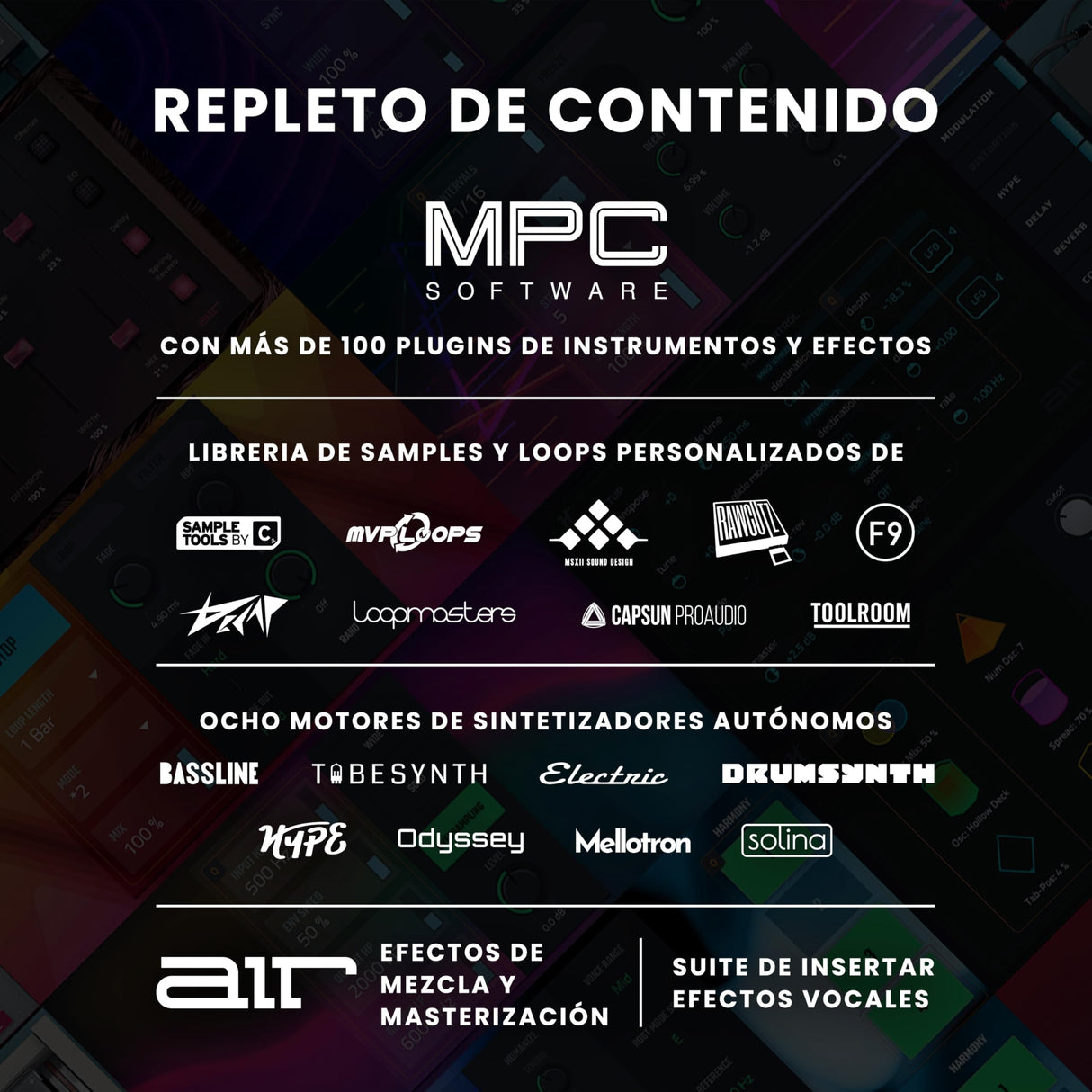 Akai Professional MPC Studio – Controlador MIDI, caja de ritmos con 16 pads RGB sensibles a la velocidad, software MPC, banda táctil asignable y pantalla LCD