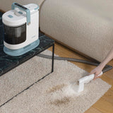 H.Koenig Limpiador textil con agua caliente y vapor TWT99, 1700 W, Doble Depósito 1600ml y 1250ml, Quitamanchas para Alfombras, Sofas, Tapicerías, Coches