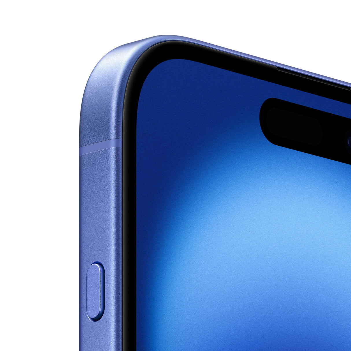 Apple iPhone 16 (128 GB) - Azul Ultramar + Funda de Silicona con MagSafe - Negro