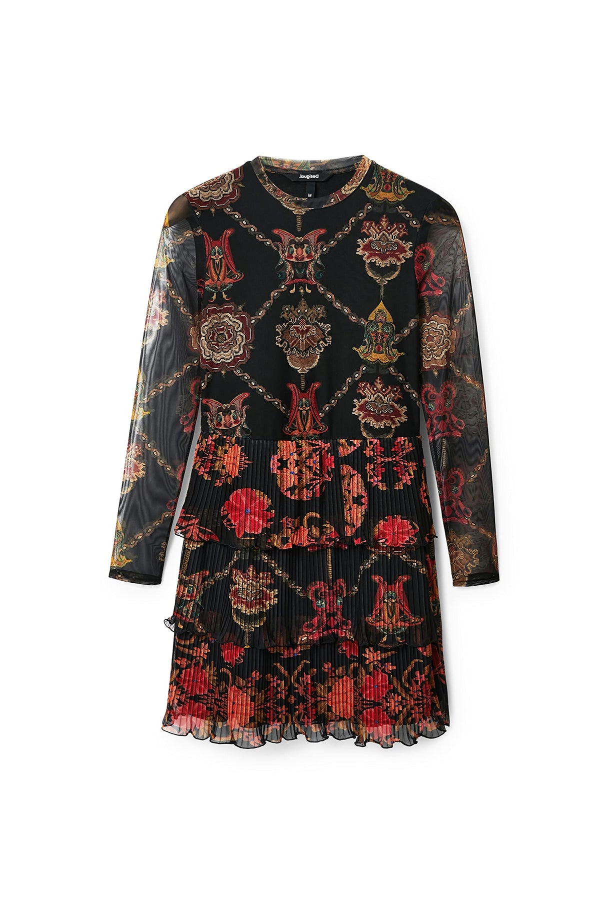Desigual TS_Daphne, 2000 Black Vestido Informal, Negro, M Mujeres