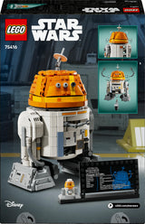 LEGO Star Wars 75416 Droide Astromecánico Chopper (C1-10P) - Juguete de Ahsoka - Figura Articulada - Cabeza Móvil Activada por Palanca y Extremidades Ajustables - Regalo para Niños y Niñas de 10+ Años