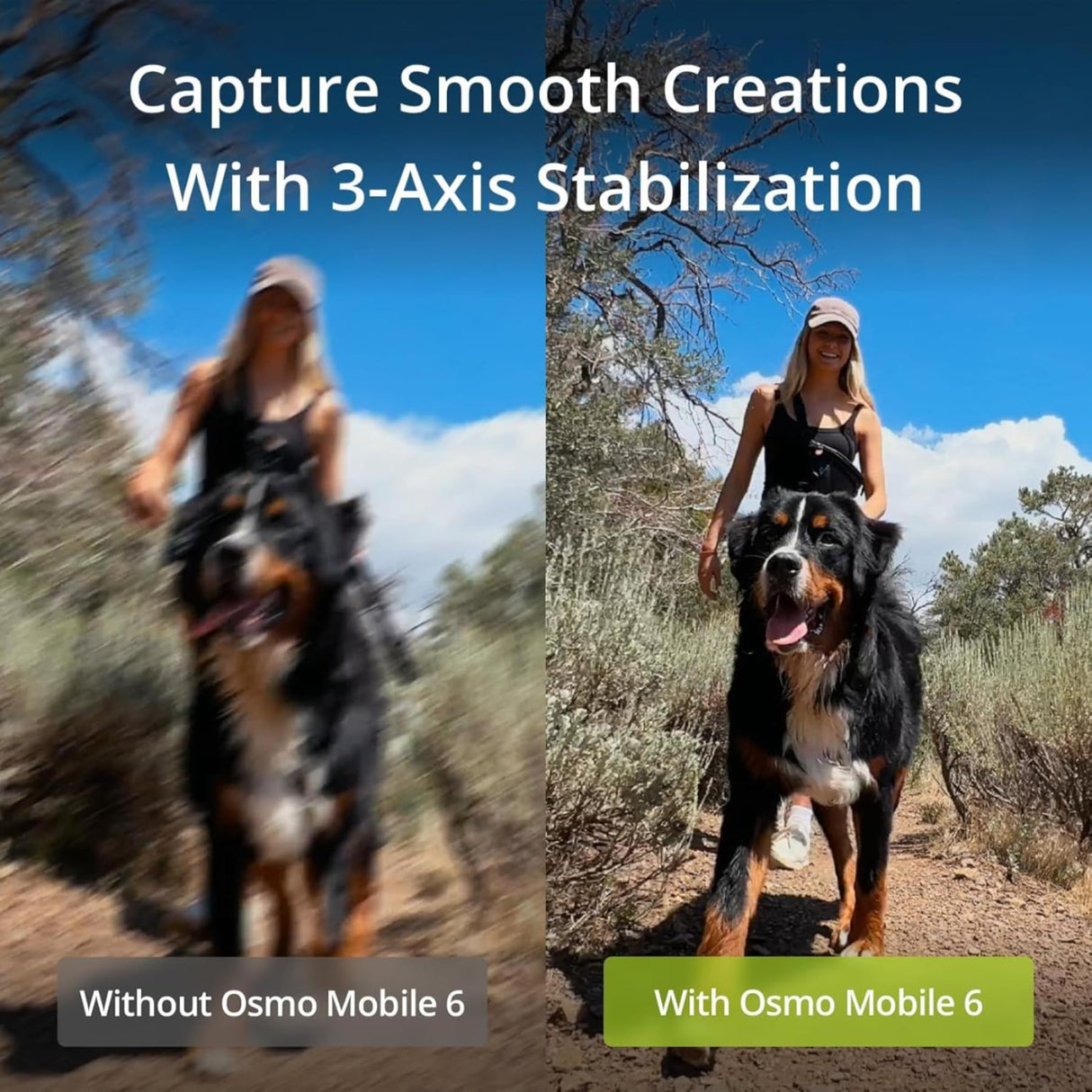 DJI Estabilizador para Smartphones OSMO Mobile 6, en Tres Ejes para teléfonos, Brazo Extensible Integrado, portátil y Plegable, estabilizador para videoblogs, vídeos de Youtube y TikTok