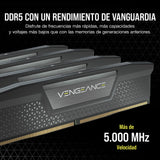 CORSAIR Vengeance DDR5 RAM 48GB (2x24GB) 6000MHz CL36 Intel XMP Compatible iCUE Memoria para Ordenadores - Negro (CMK48GX5M2E6000C36)