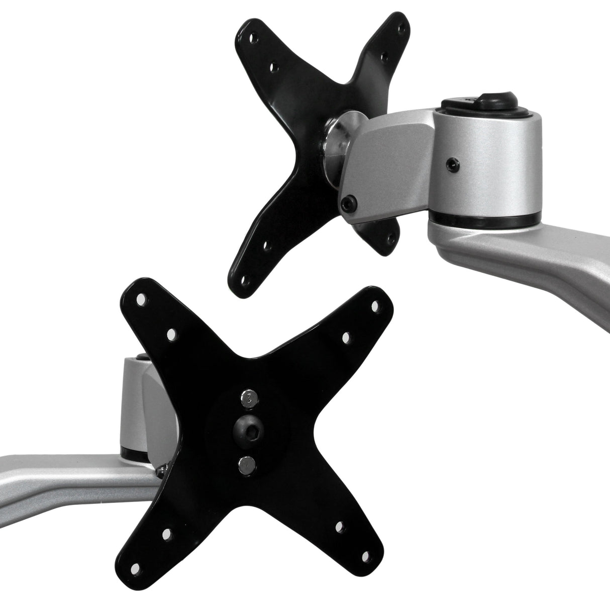 StarTech.com Soporte para Dos Monitores con Brazos Móviles - Apilable - Brazos Intercambiables con Ajuste de Altura por Muelle