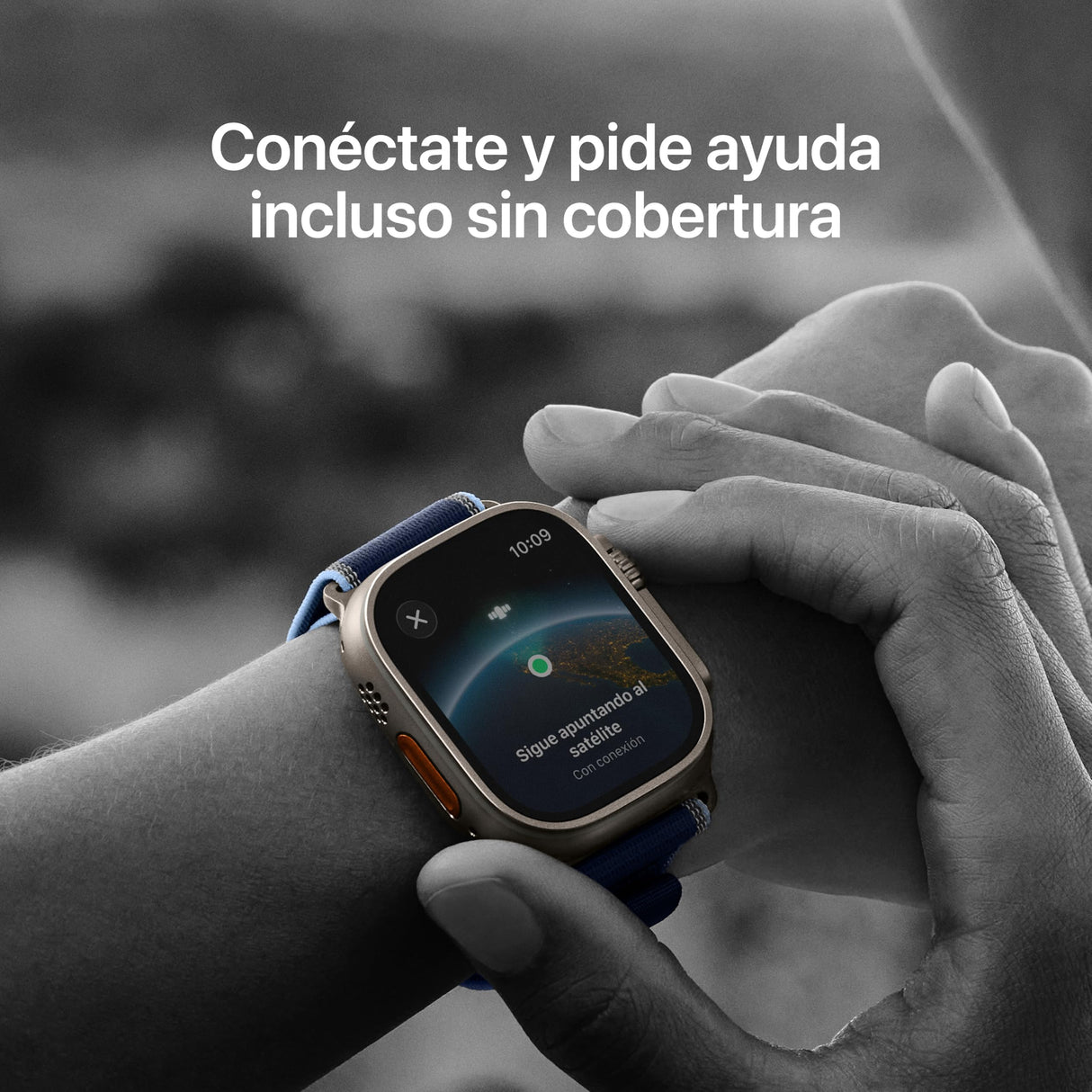 Apple Watch Ultra 3 GPS + Cellular, Reloj prémium para Running y Multideporte con Caja de Titanio Resistente de 49 mm y Correa Ocean Azul náutico. Monitores avanzados de Salud