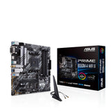 ASUS Prime B550M-A WiFi II - Placa Base Micro-ATX AMD B550 (2X M.2, PCIe 4.0, Wi-Fi 6, 1 GB Ethernet, HDMI, DVI-D, D-Sub, SATA 6 Gbps, USB 3.2 Gen. 2 de Tipo A y Conectores Aura Sync RGB)