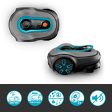 Gardena Smart SILENO Free Set 750 m² Robot cortacésped, inalámbrico, para césped de hasta 750 m², Lona Intelligence, sin Cable delimitador, Funcionamiento silencioso (19924-47)