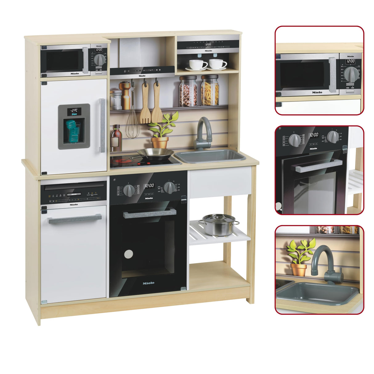 Theo Klein 7188 7188 Cocina Familiar Miele, Juguetes para niños a Partir de 3 años