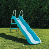 Intex Tobogán Infantil, Azul, 84x196x119 cm, 2 escalones, Pata estabilizadora, Estructura de Acero, Superficie Lisa de PVC, Toboganes para niños, Juegos Exterior, Juguete para 3-10 años (59005)