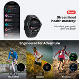 Ticwatch Pro 5 Enduro Black Smartwatch para Hombres 1.43 "Android Wear OS Reloj Inteligente 90 Horas de batería 110+ Modos de Entrenamiento 7/24 Ritmo cardíaco No es Compatible con iPhone/iOS
