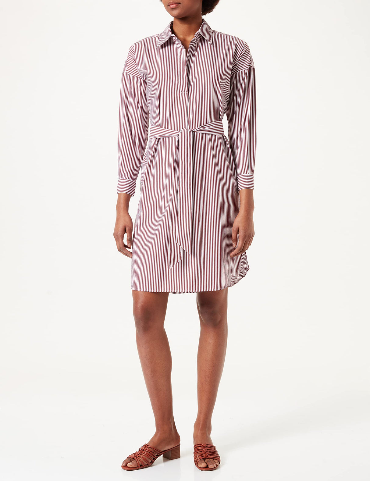 BOSS C_detelizza Vestido, Dark Red606, 44 para Mujer