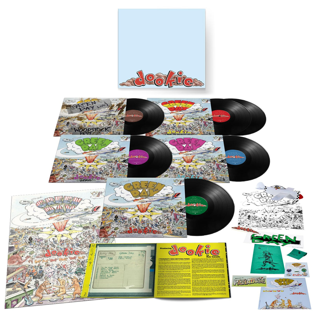 Dookie (Edición Deluxe 30 Aniversario)(BOX 6LP + Material de Memorabilia) [Vinilo]